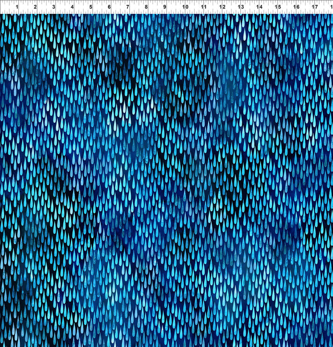 Impressions - Raindrops Blue
