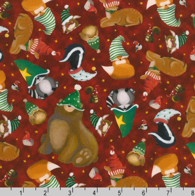 Gnomeland Critters - Animals & Gnomes Red