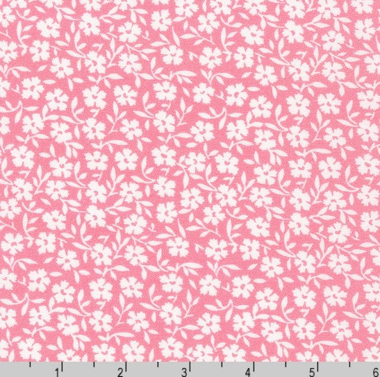Flowerhouse: At the Cottage - Small Blooms Pink 14" Remnant