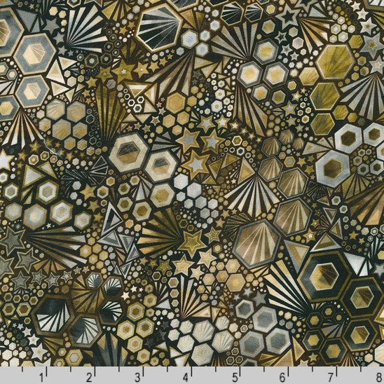 Phantasma - Geometric Confetti Espresso