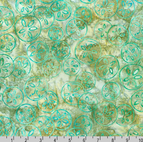 Beachcombers Batiks - Sand Dollars Stone