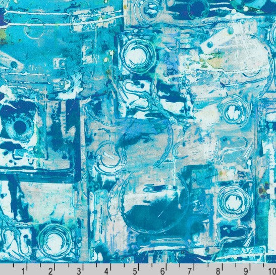 Industrial Imprints - Cerulean