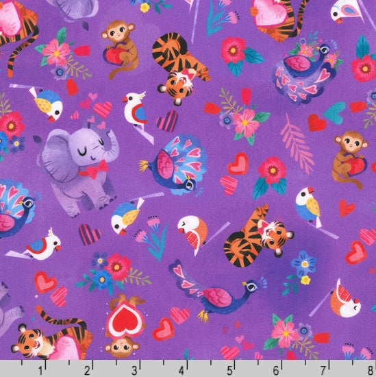 Little Valentine - Animals Grape