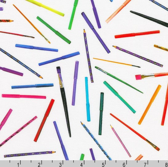 Rainbow Crafter's Stash - Markers, Pens, & Brushes White