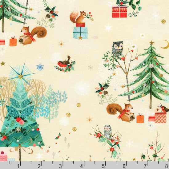 Festive Fauna - Holiday Forest Natural