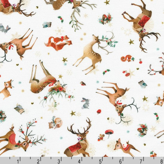 Festive Fauna - Reindeer White