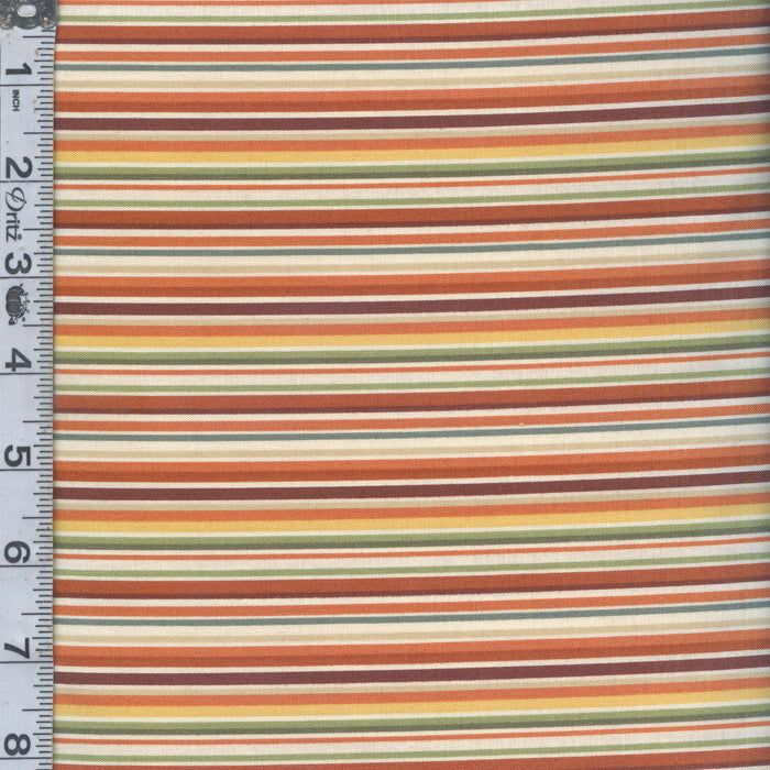 Hello Autumn - Cinnamon Stripe Multi
