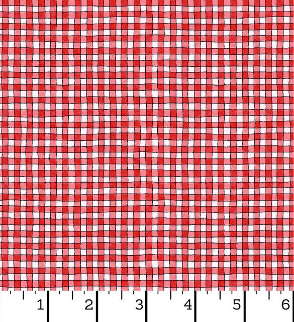 I Heart You - Gingham Red
