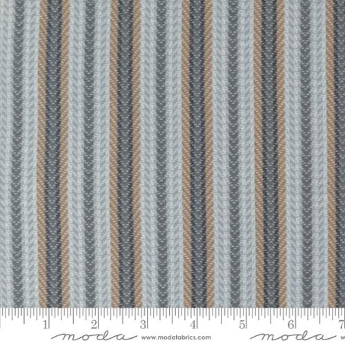 Farmhouse Flannels III - Blanket Stripe Pewter
