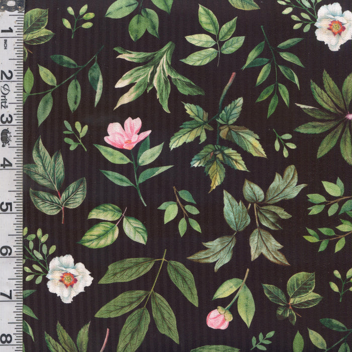 Blush - Tossed Leaves 108" Wide