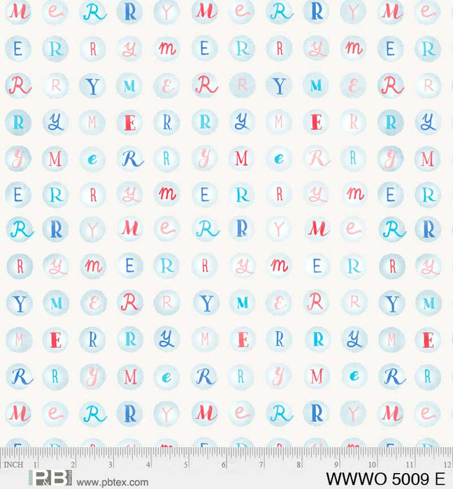 Wheeling Winter Wonderland - Letters White