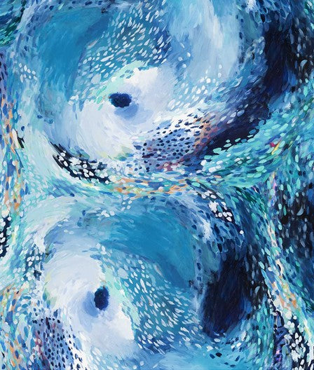 Moon Tide Panel - Galaxy Swirl Blue