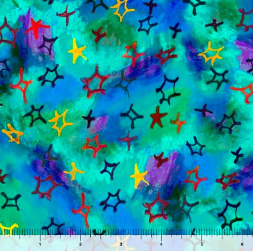 Delightful Dreams - Small Stars Blue