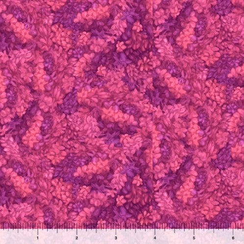 Mystical Unicorn - Floral Texture Pink