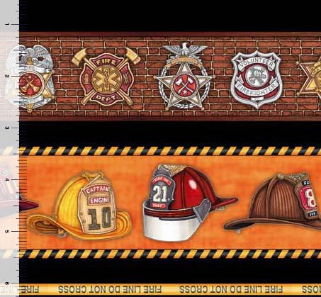American Heroes Firefighter - Decorative Stripe
