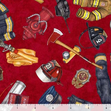 American Heroes Firefighter - Everything Firefighter Red