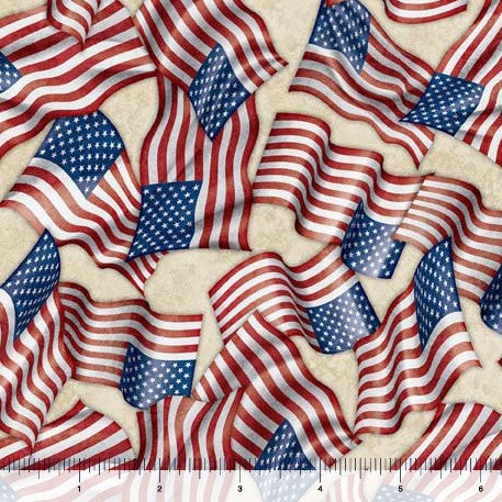 American Heroes - Wavy Flag Cream