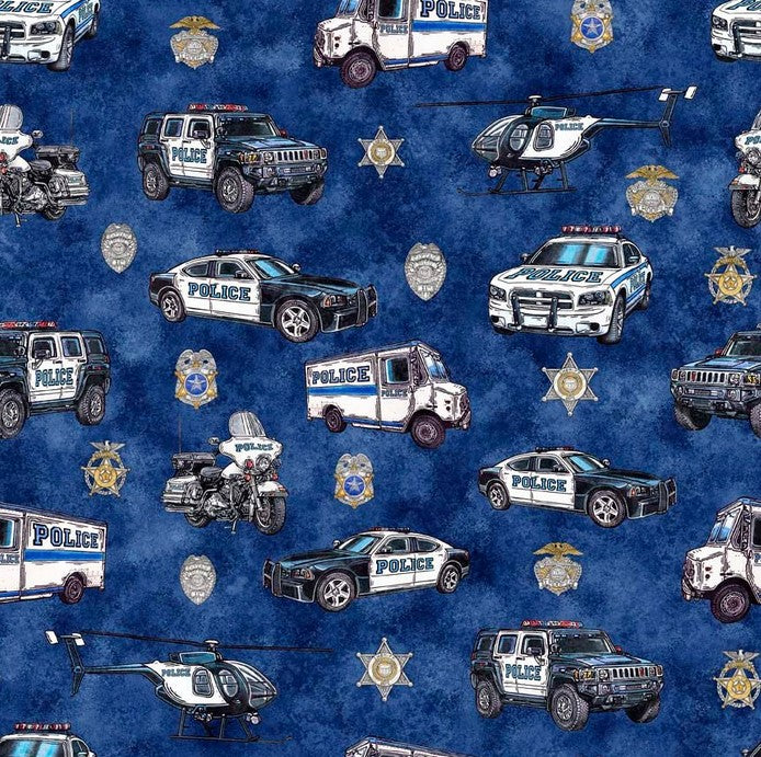 American Heroes Police - Police Cars Navy