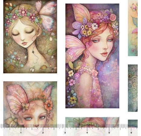 Enchanted - Fairy Portrait Patches White
