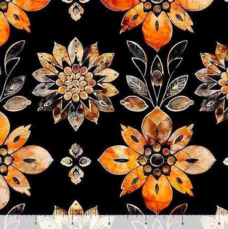 All The Buzz - Decorative Floral Black