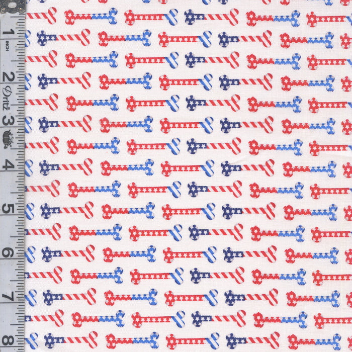 Patriotic Pooch - Bones White