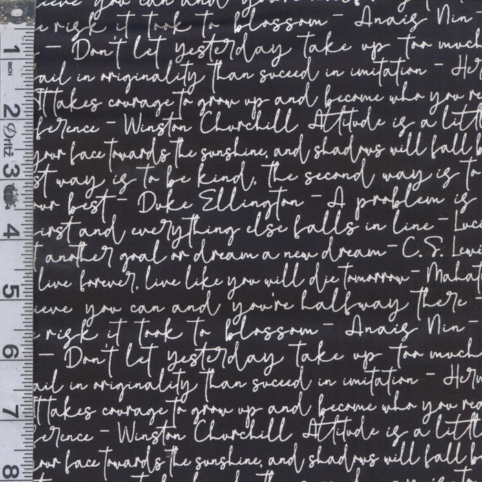 All or Nothing - Script Black & White