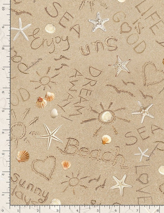 Water's Edge - Writing in the Sand