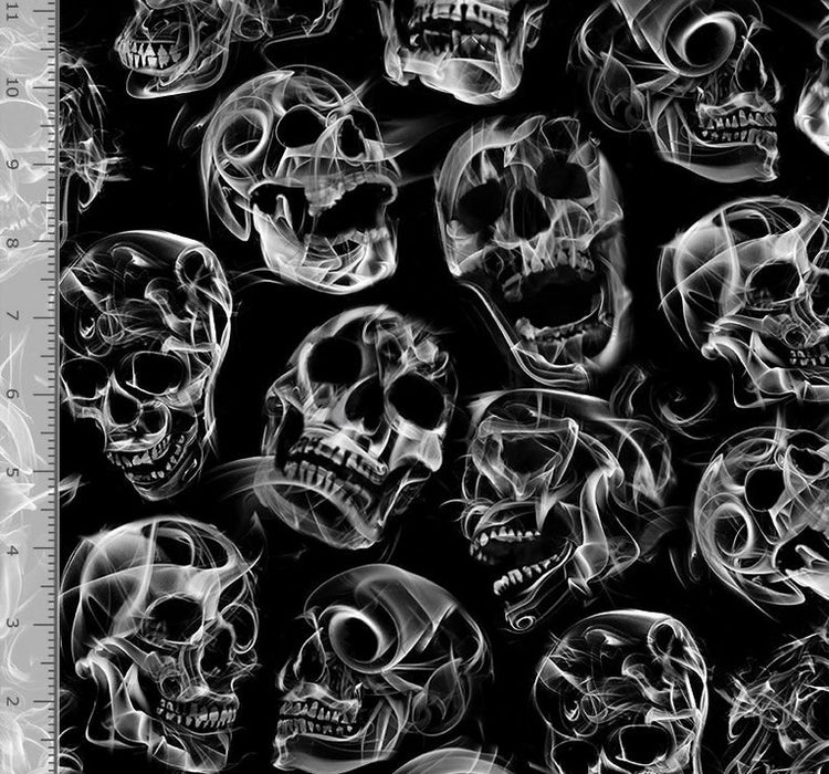 Wicked - Tossed Skull & Smoke Black 7" Remnant