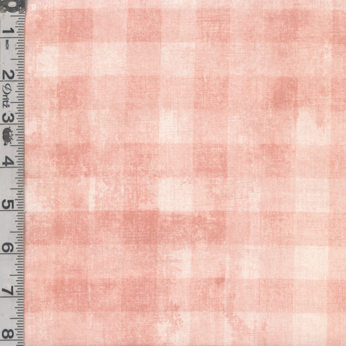 Dry Brush Checks - Pale Apricot