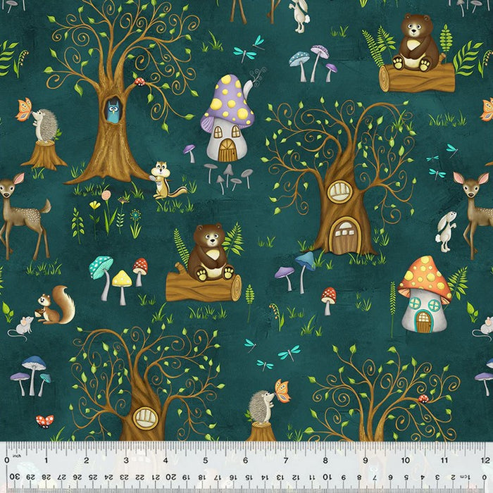 Enchanted Woods - Into the Woods Dark Teal