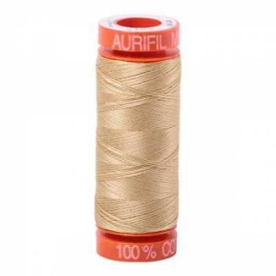 Aurifil 50 wt. Cotton Thread - Very Lt. Brass