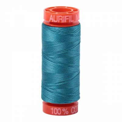 Aurifil 50 wt. Cotton Thread - Dark Turquoise