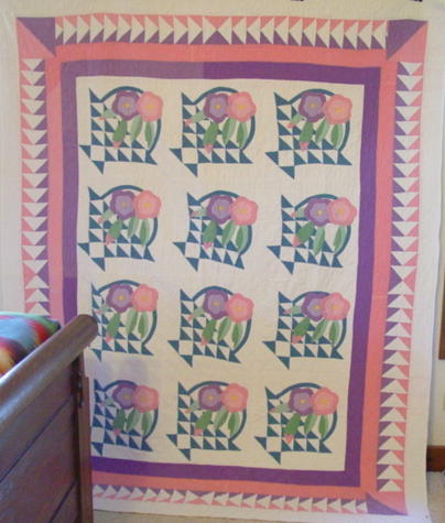 Basket of Flowers Pattern