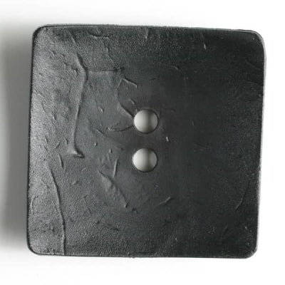 Fashion Button 60mm - Square Black