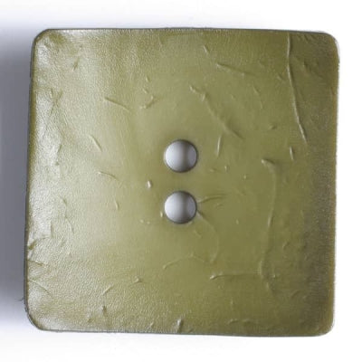 Fashion Button 60mm - Square Green