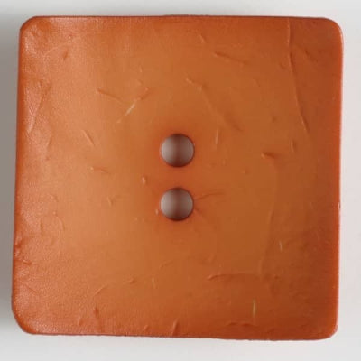 Fashion Button 60mm - Square Orange