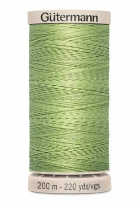 Cotton Hand Quilting Thread 100% Wax Finish Cotton - Light Fern