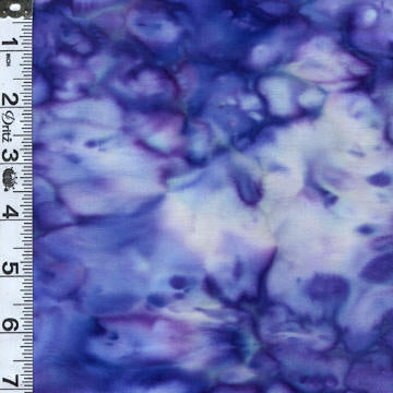 Bali Mottles - Watercolor Iris 13" Remnant