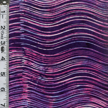 Bali Batiks - Waves Grape