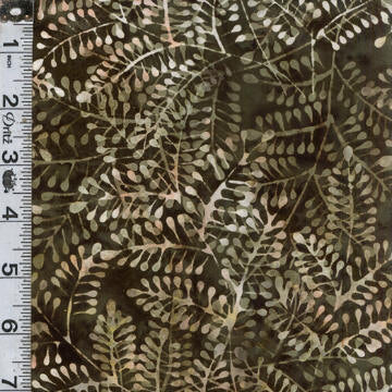 Bali Batiks - Leaf Stems Forest