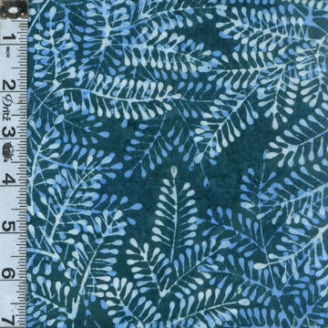 Bali Batiks - Leaf Stems Sea Cliff