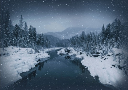 Call Of The Wild Digital Print Panel - River Rock