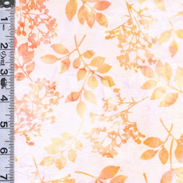 Bali Batik - Leaf Stems Sunny