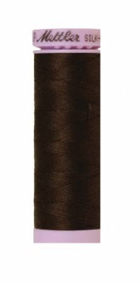 Silk-Finish 50wt Solid Cotton Thread - Very Dark Brown