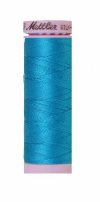 Silk-Finish 50wt Solid Cotton Thread - Caribbean Blue
