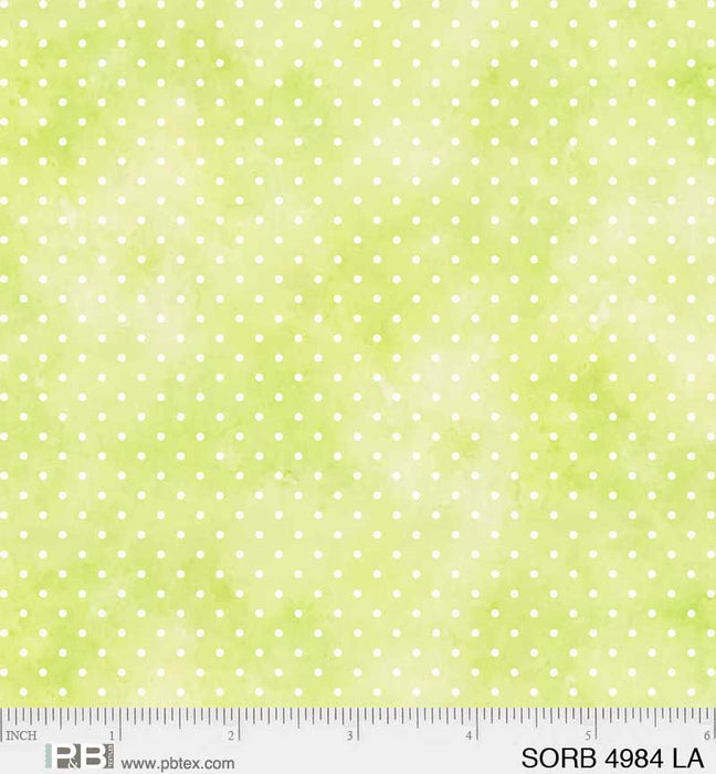 Sorbet - Pin Dot Light Avocado