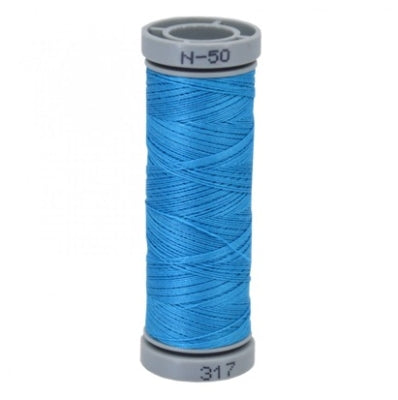 Presencia 50 wt. 3 Ply Cotton Sewing Thread - Bright Medium Wedgewood