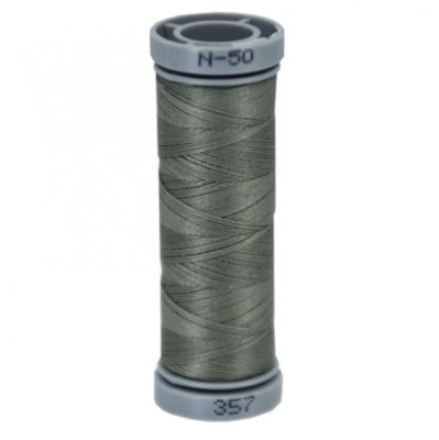 Presencia 50 wt. 3 Ply Cotton Sewing Thread - Dark Almost Gray