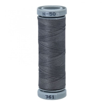 Presencia 50 wt. 3 Ply Cotton Sewing Thread - Dark Elephant Gray