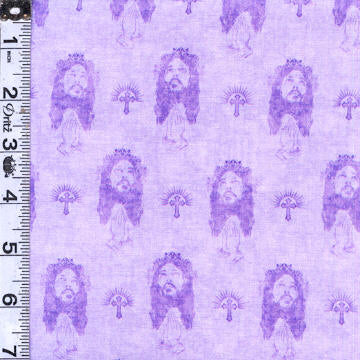 Faith Digital Print - Jesus Lavender